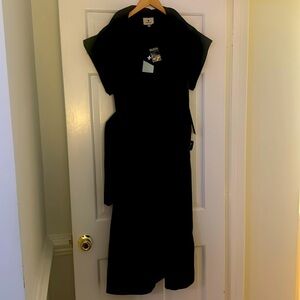 Tuckernuck NEW Blackwatch Chloe Plaid Navy Green Classic Midi Dress Size L